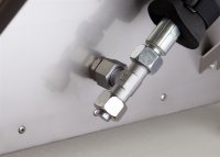 MASTER 3500M SMART rechts angebaut, Edelstahl mit Werkzeug