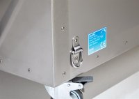 MASTER 3500M SMART rechts angebaut, Edelstahl mit Werkzeug